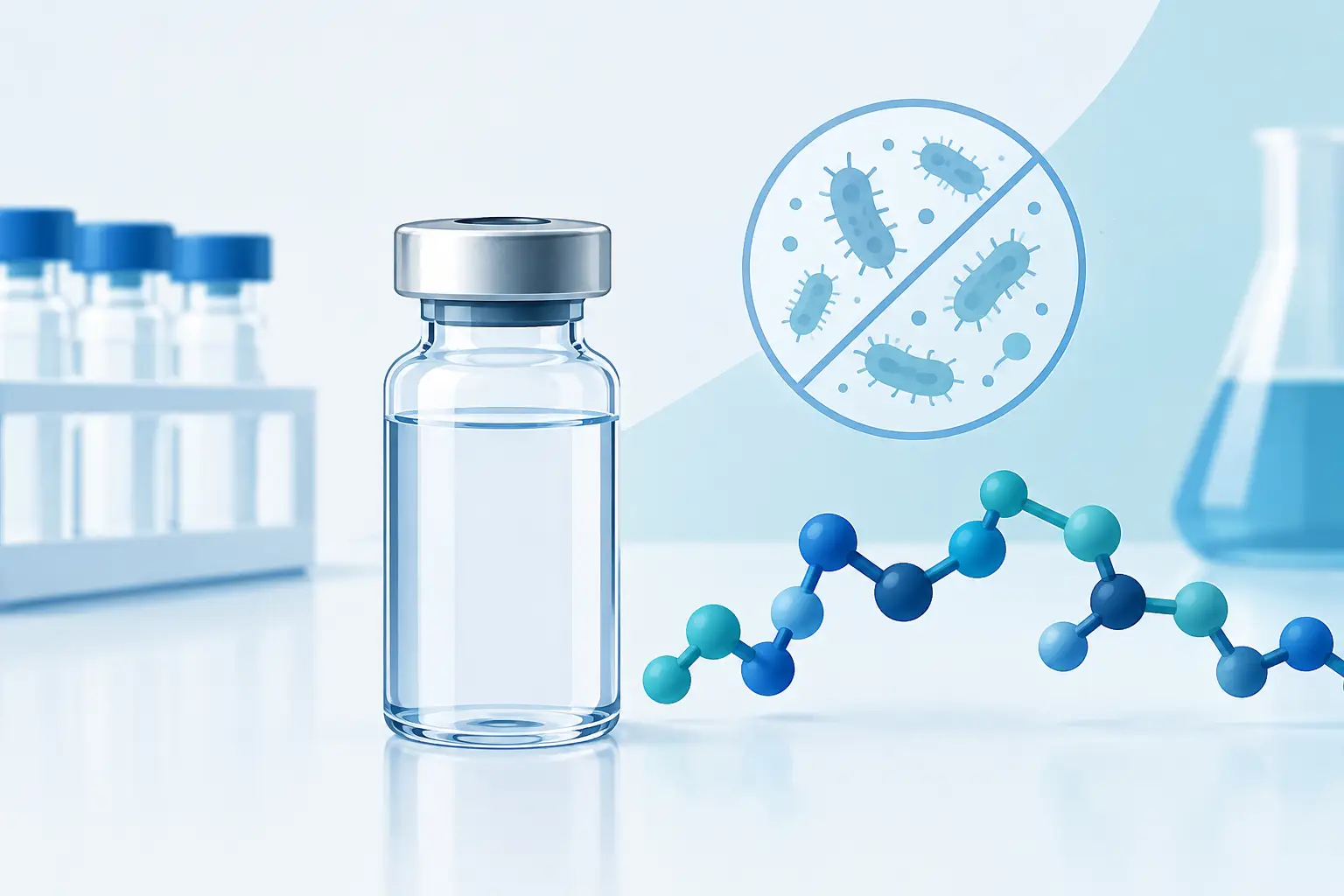 Bacteriostatic Water for Peptide Research