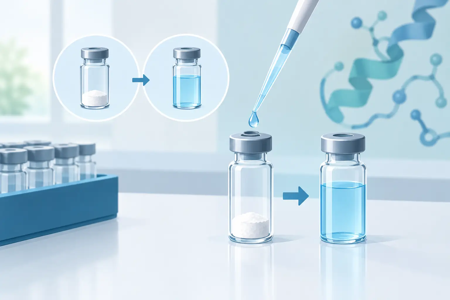 Lyophilized Peptide Reconstitution for Research
